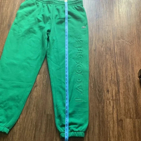 Lacoste Money Green Jogger Pants Men’s Large Leg Graphic NWT - Picture 5 of 9